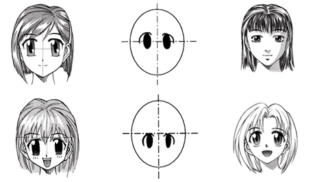 ตัวอย่างตัวละครด้านหน้า ด้านข้าง ด้านหลัง อารมณ์ของตัวละคร ตา คิ้ว ปาก |  Computer 2D Animation By Flash With Me